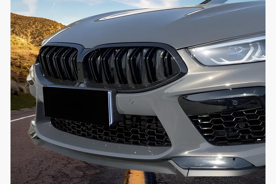 BMW 8 Series G14/G15/G16 2018- Grila M-Look (2018-2022, Negru Lucios) Foto 1