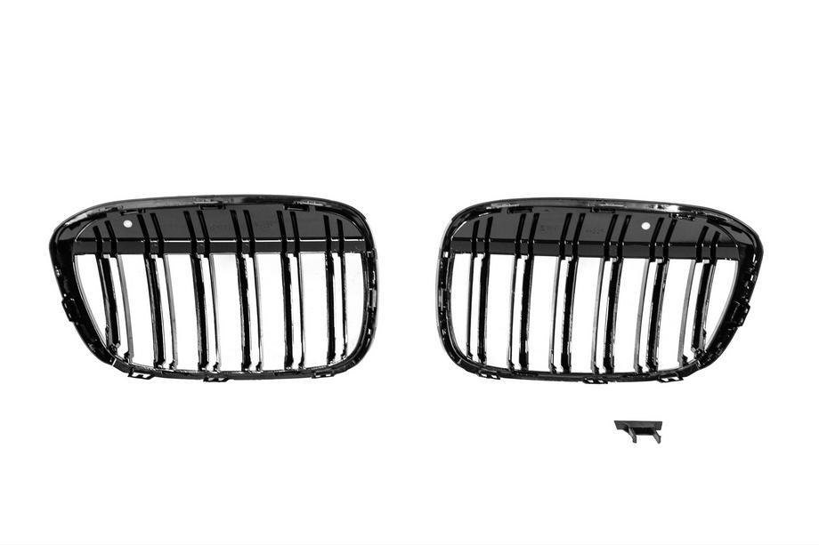 BMW X1 F48 2015-2022 Grile M-Look (2015-2019, Negru Lucios) Foto 6