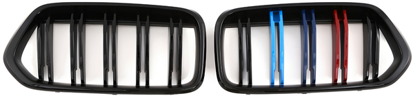 BMW X2 F39 2018-2023 Grile radiator M-Look (M-Color) foto 2