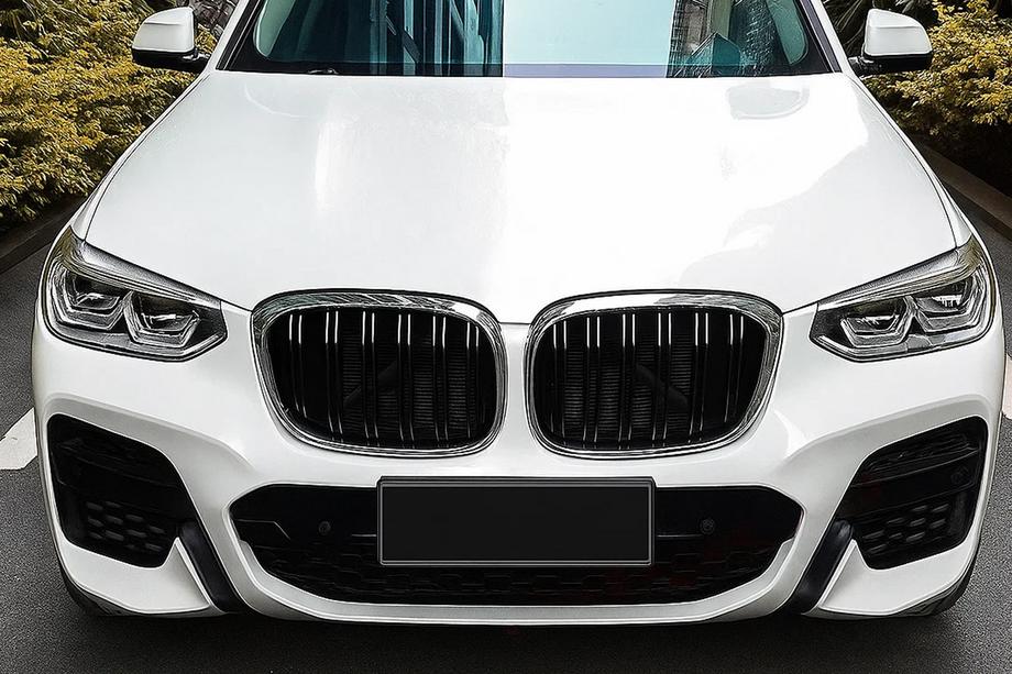 BMW X4 G02 2018- Grila M-Look (2018-2021, Negru Lucios cu Rama Cromata) Foto 1