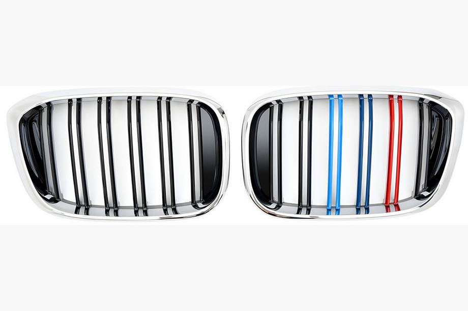 BMW X4 G02 2018- Grila M-Look (2018-2021, M-Color cu rama cromata) Foto 2