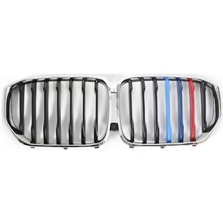Grile Rinichi 1 Bara (2019-2022, M-Color cu Rama Cromata) BMW X5 G05 2019–2026 foto 2