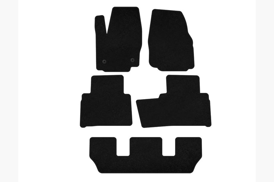 Ford Galaxy 2007-2015 Covorase textile Classic (3 randuri, Negru) Image