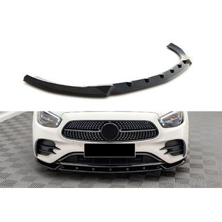 Splitter fata DPT (pentru AMG-Line, 2020-2023, negru lucios) Mercedes E-сlass W213 2016-2023 foto 1