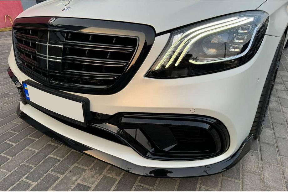 Mercedes S-class W222 2013-2022 Lip frontal BRB (2018+) Foto 4