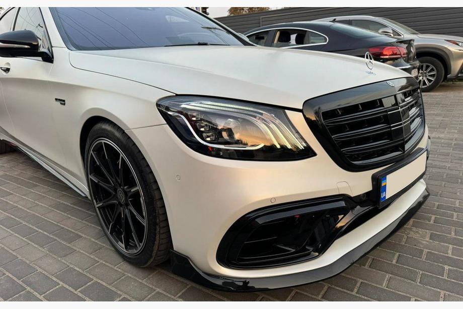Mercedes S-class W222 2013-2022 Lip frontal BRB (2018+) Foto 1