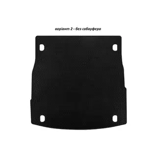 Covoras portbagaj EVA V-2 (fara subwoofer, Negru)