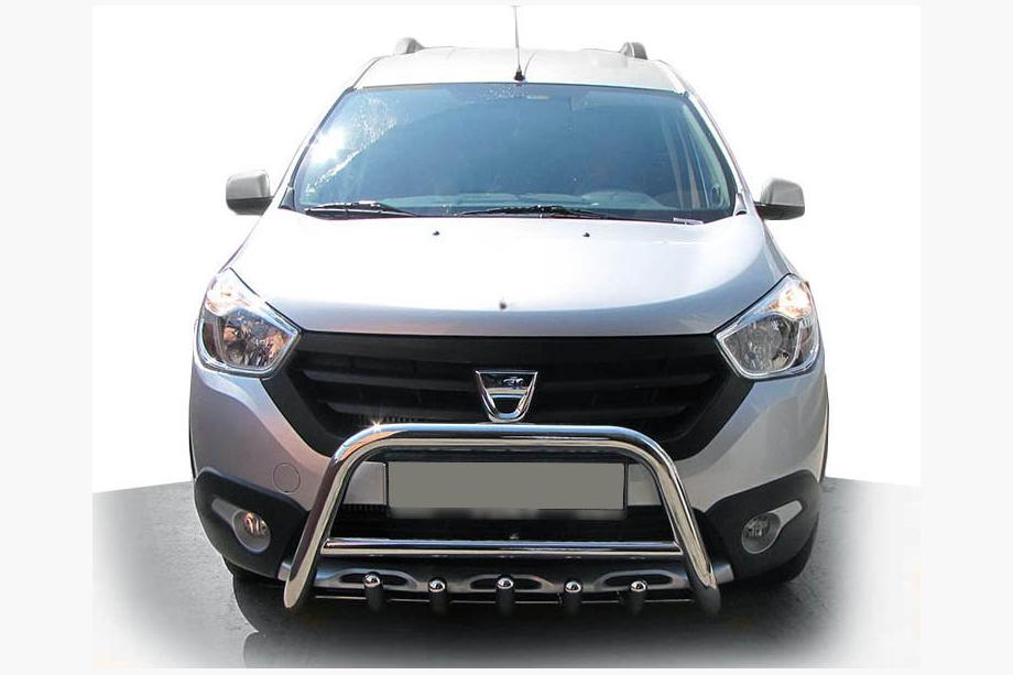 Dacia Dokker 2013-2022 Bullbar WT003 (Inox) Image