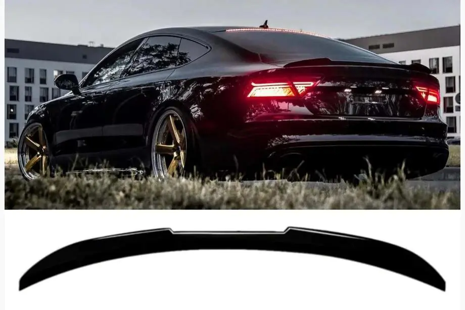Audi A7 2010-2018 Eleron spate DPT V2 (Sedan, negru lucios) Image