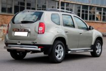 Dacia Duster 2008-2018 Tevi laterale cu insertii (2 buc, inox) foto 4