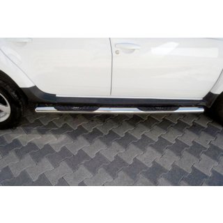 Tevi laterale cu insertii (2 buc, inox) Dacia Duster 2008-2018 foto 1
