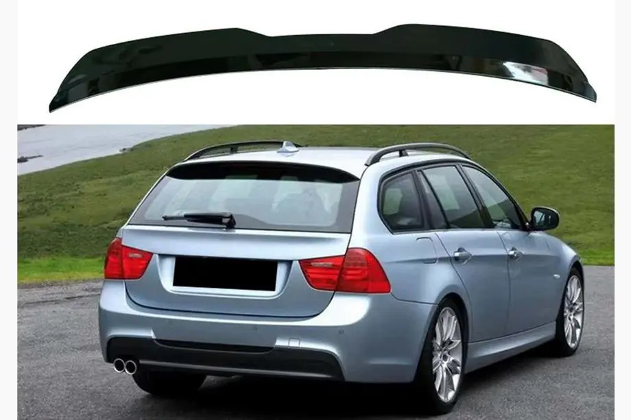 BMW 3 Series E90/E91 2005-2011 Spoiler DPT (SW, Negru Lucios) Image