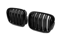BMW 5 Series E39 1996-2003 Grile M-Look (2000-2003, Negru Lucios) foto 3