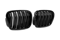 BMW 5 Series E39 1996-2003 Grile M-Look (2000-2003, Negru Lucios) foto 4
