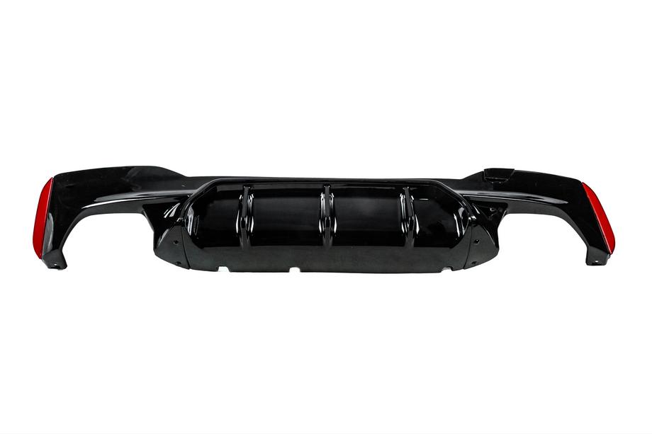 BMW Seria 5 G30/G31 2017–2023 Difuzor spate DPT V2 (pentru M-Sport/M5 F90, negru lucios) Foto 3