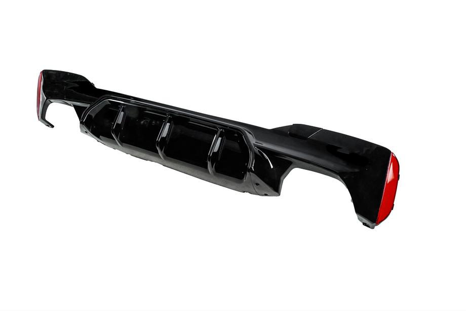 BMW Seria 5 G30/G31 2017–2023 Difuzor spate DPT V2 (pentru M-Sport/M5 F90, negru lucios) Foto 4