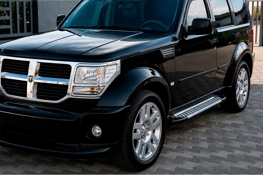 Dodge Nitro 2006-2011 Praguri laterale Allmond Grey (2 buc, aluminiu) Image