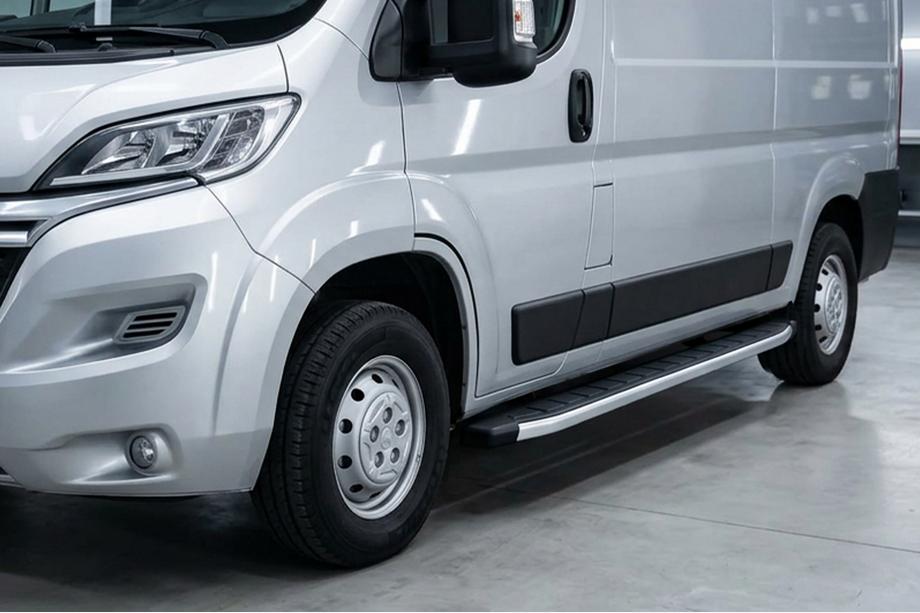 Fiat Ducato 2006-2025 Praguri Laterale Fullmond (2 buc, aluminiu) Image
