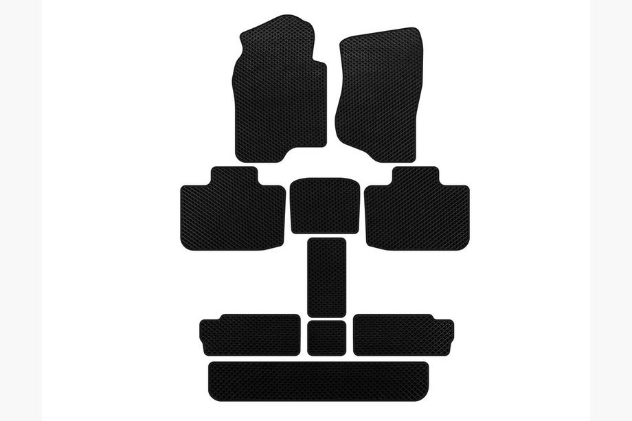 Cadillac Escalade 2007-2014 Covorase EVA (3 Randuri, Negru) Image