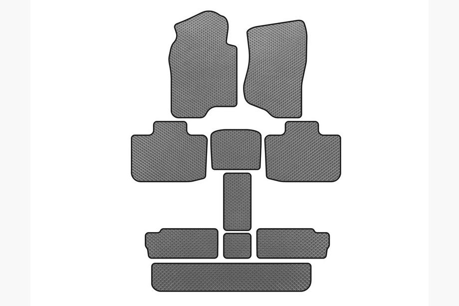 Cadillac Escalade 2007-2014 Covorase EVA (3 Randuri, Gri) Image