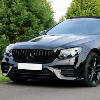 Grila Fata GT Panamericana Neagra (pentru Avantgarde/AMG-Line/E43 AMG/E53 AMG 2016-2020) Mercedes E-сlass W213 2016-2023 foto 1