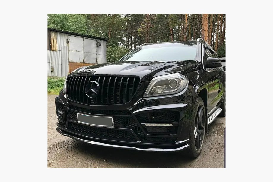 Mercedes GL/GLS class X166 2012-2019 Grila fata GT Panamericana Black (pentru GL High) Foto 3