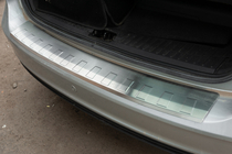 Ford C-Max/Grand C-Max 2010-2019 Protectie bara spate OmsaLine (inox) foto 1