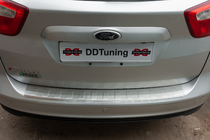 Ford C-Max/Grand C-Max 2010-2019 Protectie bara spate OmsaLine (inox) foto 2