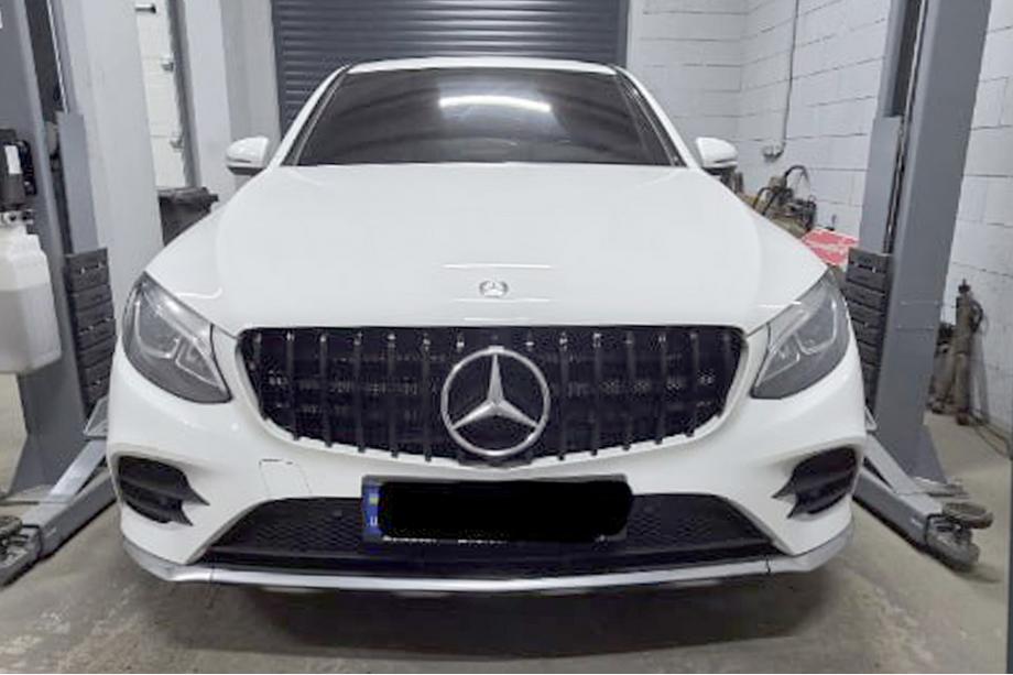 Mercedes GLC coupe C253 2016-2023 Grila Fata GT Panamericana Neagra (pentru 2015-2019) Foto 3