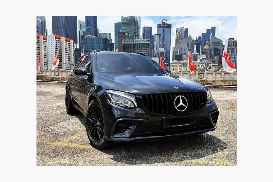 Mercedes GLC coupe C253 2016-2023 Grila Fata GT Panamericana Neagra (pentru 2015-2019) Foto 7
