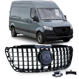 Grila Fata Panamericana GT Panamericana Negru Premium Mercedes Sprinter W907/W910 2018- foto 1