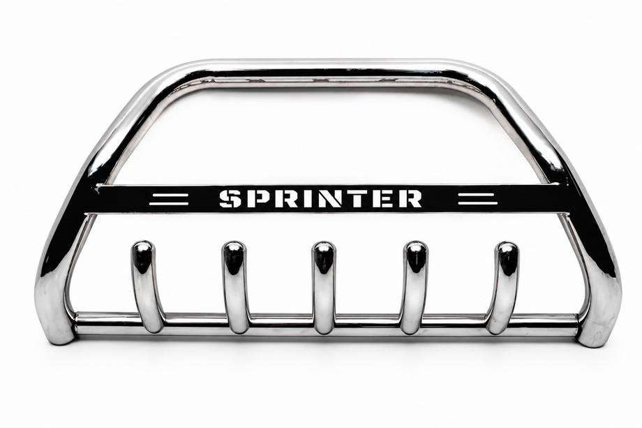 Mercedes Sprinter W907/W910 2018- Bullbar WT004 Otel Inoxidabil Image