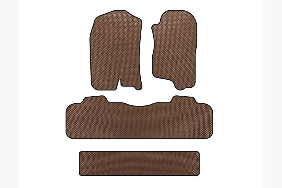 Chevrolet Tahoe 2007-2014 Covorase EVA (3 Randuri, 2007-2014, Maro) Foto 1