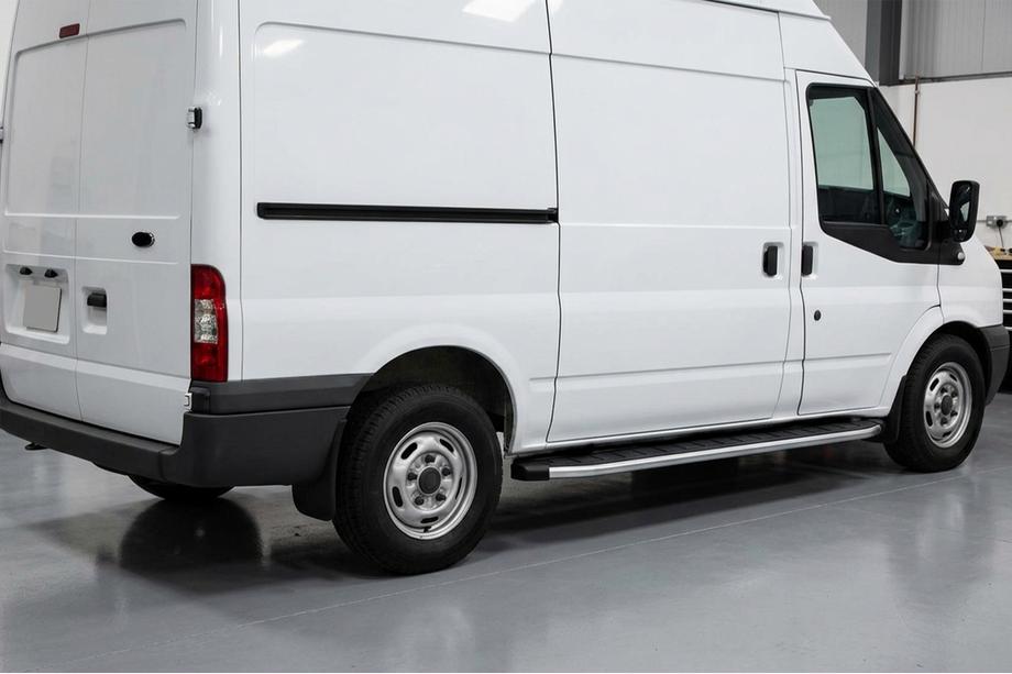 Ford Transit 2000–2014 Praguri Laterale Fullmond (2 buc, aluminiu) Image