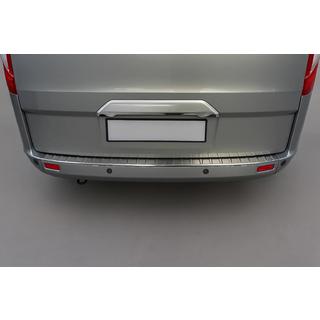 Ornament cromat deasupra placutei de inmatriculare (fara camera, inox) Ford Custom 2013-2022 foto 1