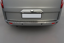 Ford Custom 2013-2022 Ornament cromat deasupra placutei de inmatriculare (pentru camera, inox) foto 1