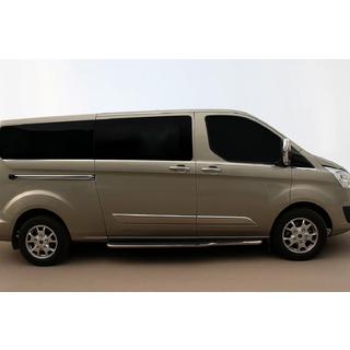 Molduri inferioare geamuri (8 buc, Otel inox) Ford Custom 2013-2022 foto 1
