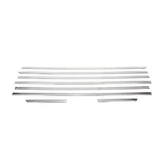Molduri inferioare geamuri (8 buc, Otel inox) Ford Custom 2013-2022 foto 2