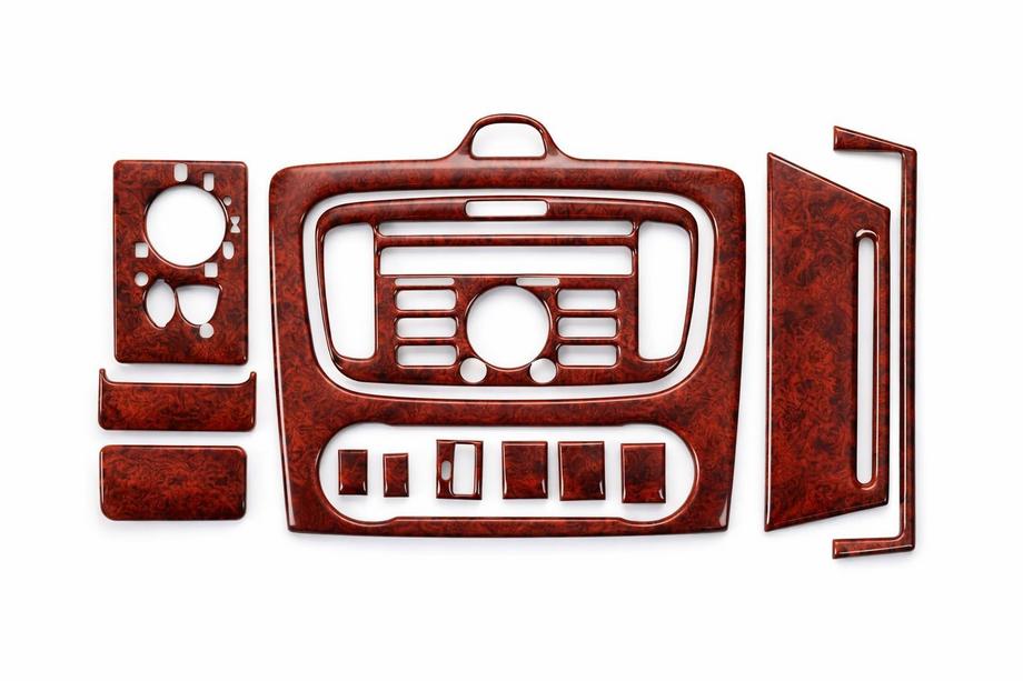 Ford Focus II 2008-2011 Decor bord AC/Clima (Mini-Set, Lemn) Image