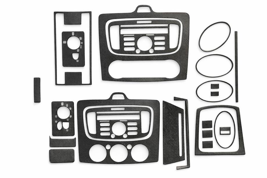 Ford Focus II 2008-2011 Capace Panou Clima/AC (Maxi-Set, Carbon) Image