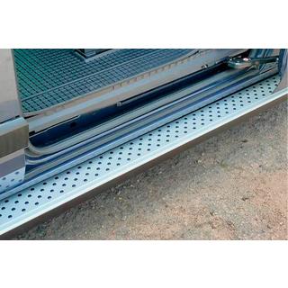 Praguri Laterale Allmond Grey (2 buc, Aluminiu) Ford Custom 2013-2022 foto 2
