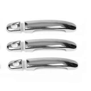 Capace manere usa cromate cu orificiu pentru cheie (3 buc, inox) Volkswagen T5 Transporter 2003-2010
