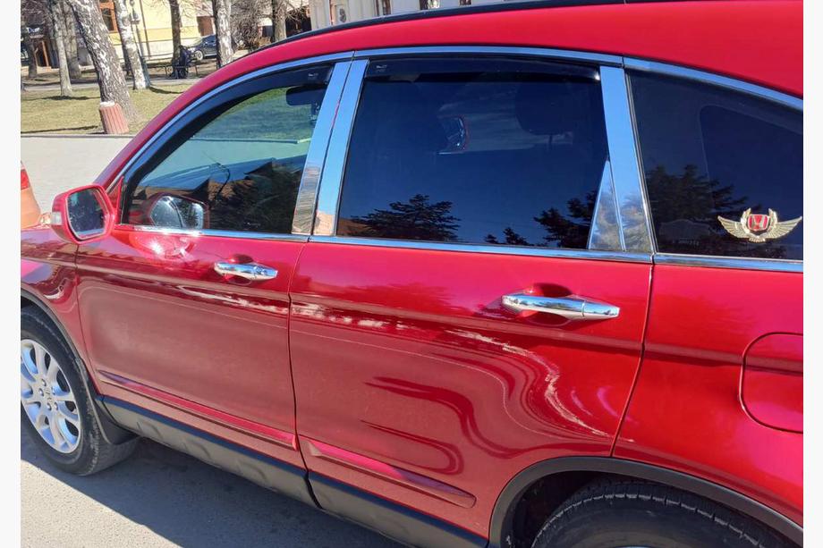 Honda CRV 2007-2011 Ornamente Stalpi Usa din Otel Inoxidabil (8 buc) Foto 7