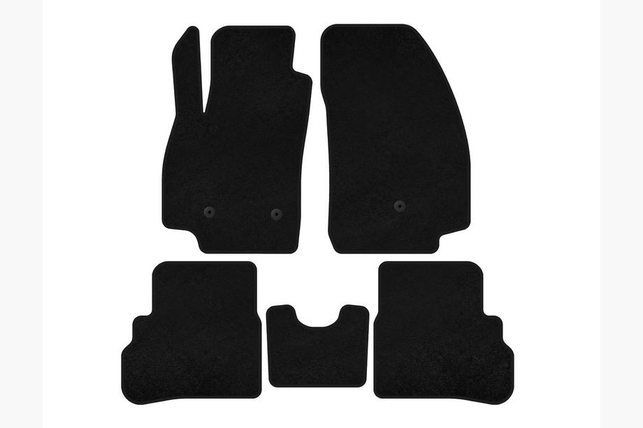Chevrolet Spark 2015-2023 Covorase textile Premium (2018-2023, Negru) Foto 2