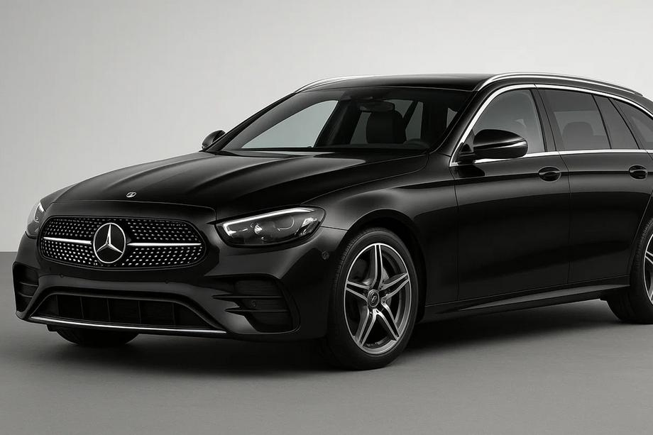 Mercedes E-class W213 2016-2023 Grila Fata Diamond Black (pentru SW, 2020+) Image