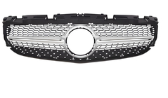 Mercedes SLC R172 2016-2020 Grila Fata Diamond Silver foto 2