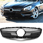Mercedes SL R231 2012-2020 Grila Fata Diamond Black (2012-2016) foto 1