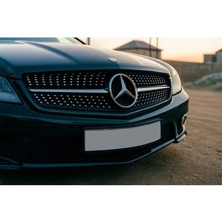 Grila Fata Diamond Black (2008-2011) Mercedes SL R230 2001-2011 foto 1
