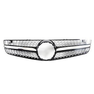 Grila Fata Diamond Black (2008-2011) Mercedes SL R230 2001-2011 foto 2