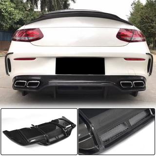 Difuzor Bara Spate V2 (pentru Coupe/Cabriolet C63 AMG 2015-2019, Carbon) foto 1